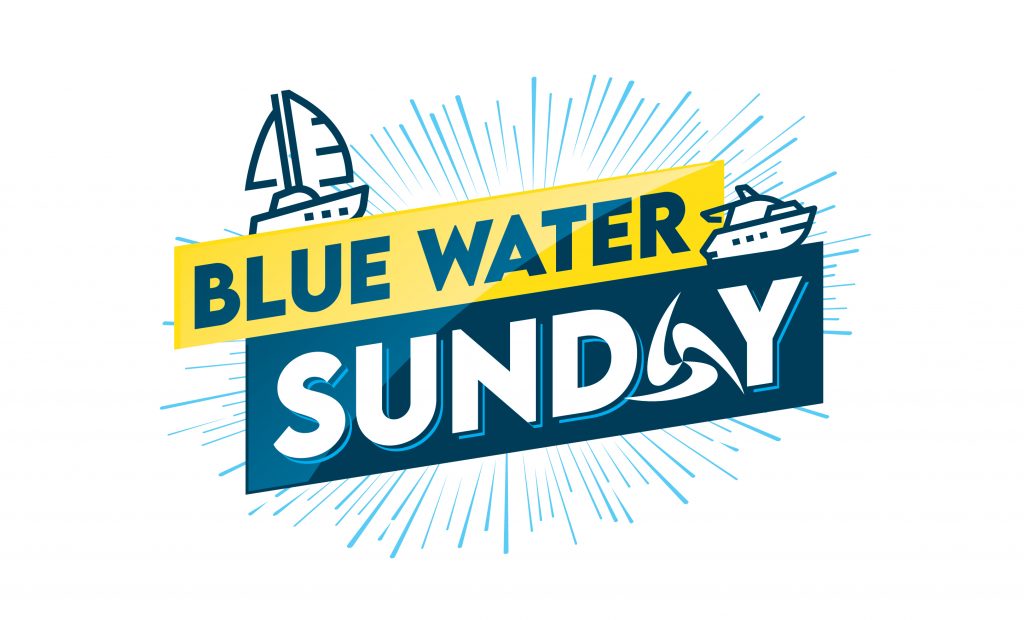 Logo blue water sunday